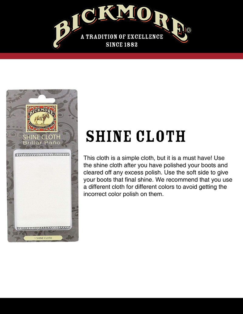 Bickmore Cotton Flannel Shoe Shine Cloth - Leather and Shoe Polishing Cloth - Image 4